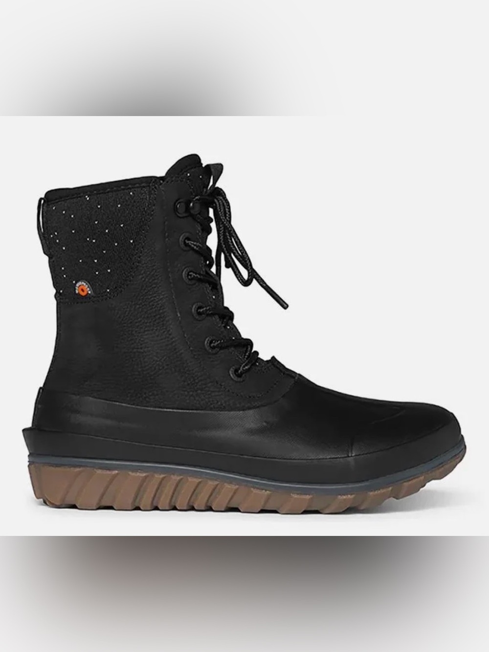 BOGS Women’s Black Women's Lace-Up Waterproof Ankle Boot Size 7